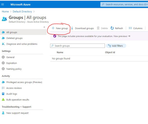 Azure Active Directory Group - Create Basic Group And Add Member